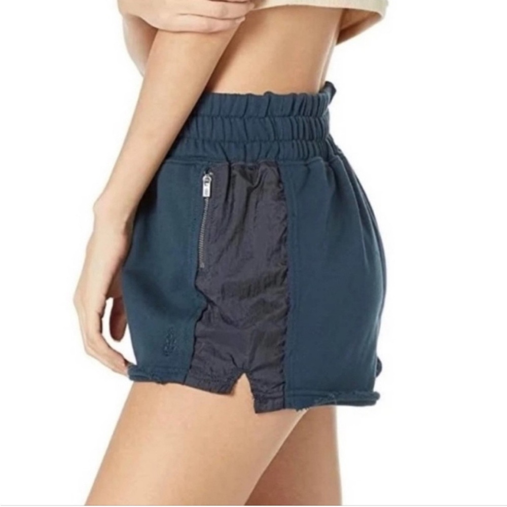 NWT Free People Movement Half Way There Short New Navy Size M